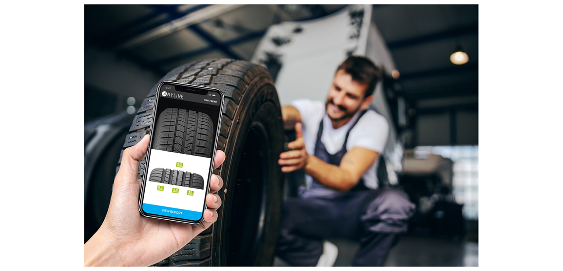 Commercial Tire Tread Scanner