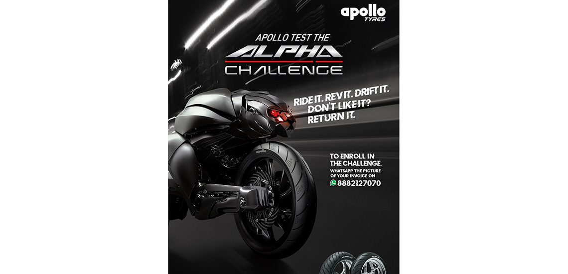 Apollo Tyres Alpha challenge