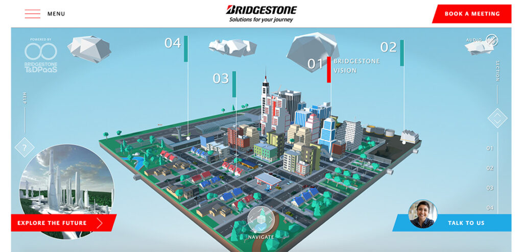 Bridgestone CES 2021 Virtual City