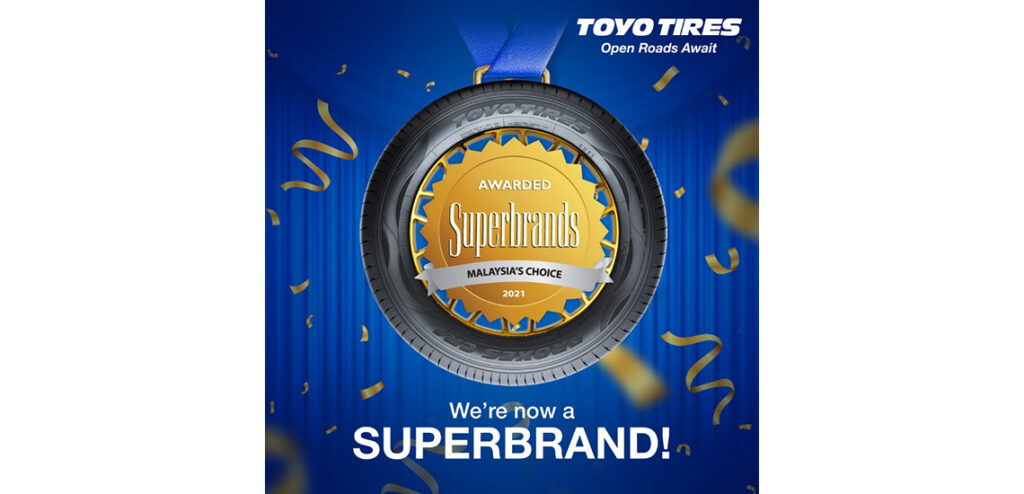 Toyo Tires Superbrands Award
